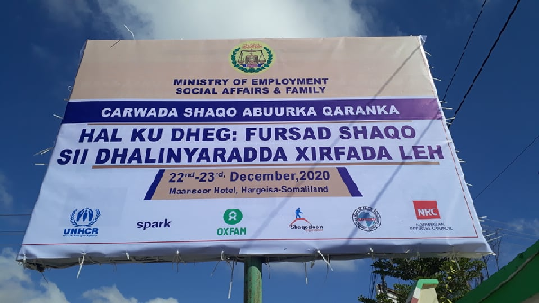 Carwada shaqo abuurka dhalinyaradda