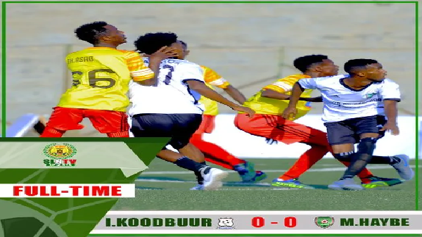 Natiijada Ciyaartii Galablta Dhex Martay Maxamuud Haybe Iyo Ibraahin Koodbuur.