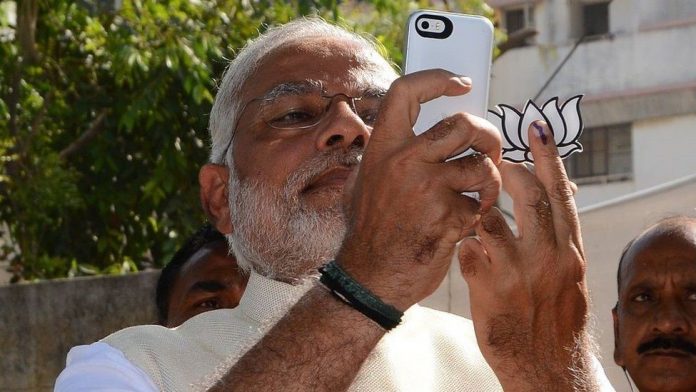 Raiisal wasaaraha Hindiya Modi oo la jabsaday Twitter-kiisa laguna faafiyey fariin