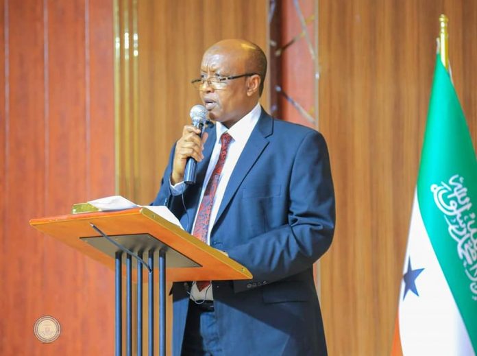 Guddoomiyaha Golaha wakiillada Somaliland, mudane Cabdirisaaq Khaliif Axmed