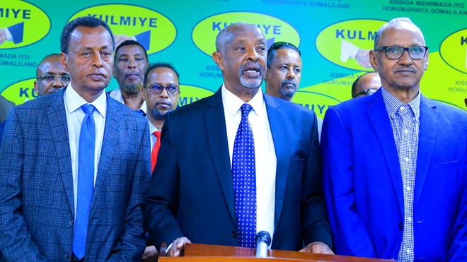 “Xukuumada Kulmiye uma qarsoona dariiqyo lagu hor istaagayo doorashooyinka”Wasiir Kaahin.