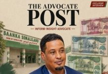 The Advocate Post “Bangigga Dhexe ee Somaliland oo Dardargelinaya Dib-u-Habaynta Nidaamka Maaliyadeed