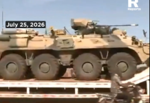 Markab Ruush ah oo jebiyey cunaqabataynta ayaa gaadiid militari gaadhsiiyey Mali