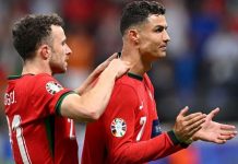 Ronaldo oo Dalbaday in Garoomada Laga Mamnuuco Taageerayaasha Ku Jeesjeesay Geeridda Diogo
