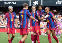 Barcelona oo Burburisay Valencia Hoggaankana sii Adkeysatay